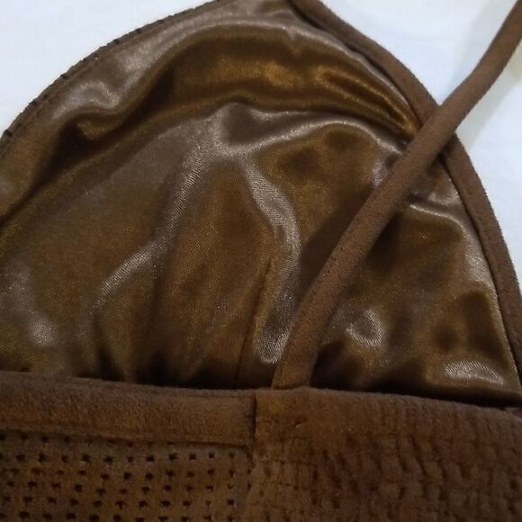 forever 21 going out crop top brown - Picture 5 of 7